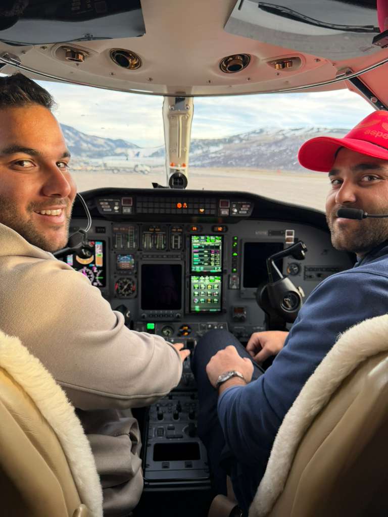 Gilbert and Roberto Cohen, founders of BlueSky Jet Aviation